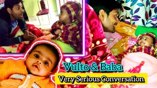 👉4 Month Baby Funniest Moments With Papa  Daily Vlog [upl. by Euqinitram]