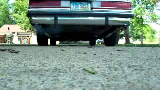 1991 Grand Marquis Mustang Motor 25quot Dual Exhaust Sound vid [upl. by Auqenehs56]