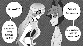 Hazbin Hotel Comic Dub Do you love me Charlastor ShipRomance [upl. by Leinto479]