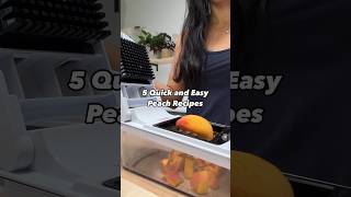 5 Quick and Easy Peach Recipes [upl. by Phelgen]