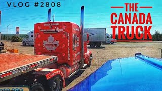 THE CANADA TRUCK  My Trucking Life  Vlog 2808 [upl. by Assenaj43]