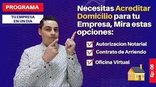 Como Acreditar Domicilio en SII para Formalizar tu Negocio ✅EP 06  PROGRAMA Paso A Paso [upl. by Neau]