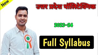 up polytechnic syllabus 2024up polytechnic new syllabus 202324 in hindi by Raceva Academy jeecup [upl. by Knitter800]