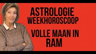 ASTROLOGIE WEEKHOROSCOOP 29 SEPTEMBER 2023 STAAT DE VOLLE MAAN IN RAM ASTROLOOG IRMA VAN DER WIJK [upl. by Andrews]