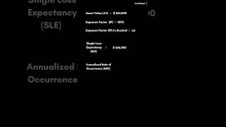 Single Loss Expectancy SLE and Annualized Loss Expectancy ALE to calculate Risk [upl. by Nonaihr]