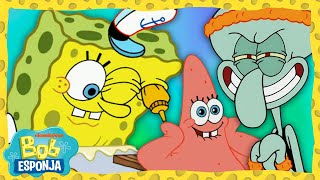 Bob Esponja  Una hora entera sin pausas de la temporada 7 de Bob Esponja  Bob Esponja en Español [upl. by Prunella83]