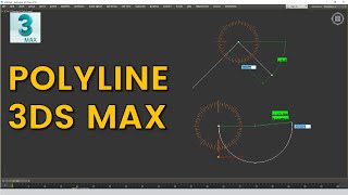 Cretead Polyline With Script 3ds Max  Eris Graphic [upl. by Llarret]