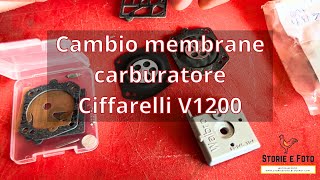 144  Come riparare e sostituire le membrane del carburatore ciffarelli v1200 [upl. by Adnalay]