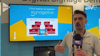 InfoComm 2024 Signagelive Highlights Interactive Features of Digital Signage CMS for Enterprises [upl. by Normac]