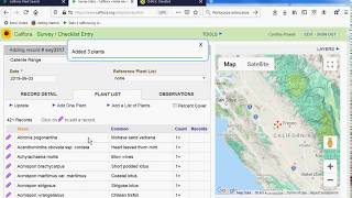 Calflora Survey and Plant Checklist Entry [upl. by Lika555]