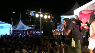 Machel Monatno amp Olatunji  Maserati Riddim Pan Semis LIVE [upl. by Anigroeg]