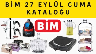 BİM 27 EYLÜL CUMA 2024 KATALOĞU BİM CAM ÜRÜNLER amp ÇEYİZLİK  BİM AKTÜEL TEK FİYAT ÜRÜNLER [upl. by Chane]