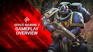 Warhammer 40000 Space Marine 2  Gameplay Overview Trailer [upl. by Bills]