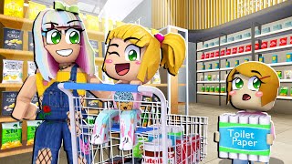 Roblox  Preparing For A Hurricane  Shopping At Walmart  Roleplay [upl. by Annaej]