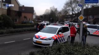 Situatie Louis Bouwmeesterstraat Hengelo weer rustig na arrestatie overvallers [upl. by Matrona]