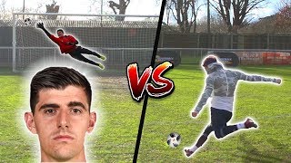 F2 SHOOTING VS COURTOIS 💥⚽️🥅  Billy Wingrove amp Jeremy Lynch [upl. by Lehcem63]