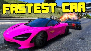 Worlds Fastest Car Trolls Cops In GTA 5 RP [upl. by Aidnyl]