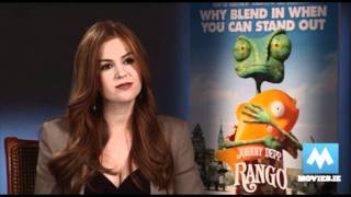 Isla Fisher  Interview with the star of RANGO amp Rise of the Guardians [upl. by Hollington]