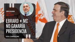 Aún con Ebrard MC no ganaría la Presidencia Por Pedro Mellado  Video columna [upl. by Cath]