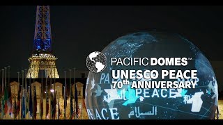 Pacific Domes Projection Sphere UNESCO 70th Anniversary – VIDEO [upl. by Treborsemaj]