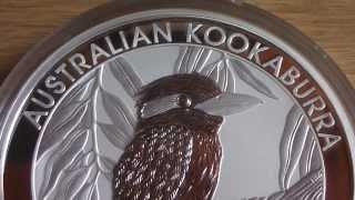 The 1 KG Australian Kookaburra 2014  999 Fine Silver coin [upl. by Fahy]