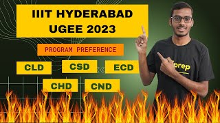 UGEE 2023 Program Preferences  Application Form Part 2  IIIT Hyderabad  IIITprep [upl. by Flagler]