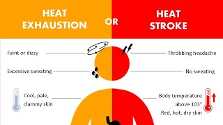 Heat exhaustion vs Heat stroke [upl. by Howe]