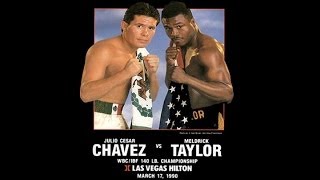 Julio César Chavez vs Meldrick Taylor marzo 17 de 1990 PELEA COMPLETA [upl. by Baillie67]