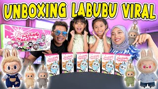 UNBOXING LABUBU BARENG ALUNA DAN AMANDA DAPAT SECRET GA YA [upl. by Ahsimed]