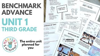 Benchmark Advance Third Grade Unit 1 quotPlan With Mequot [upl. by Greeson184]