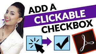 How to Add a Clickable Checkbox in PDF Using Adobe Acrobat Pro DC [upl. by Bradshaw]