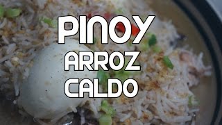 Arroz Caldo Recipe  Tagalog Pinoy Chicken Rice arrozcaldo Video [upl. by Carmen]