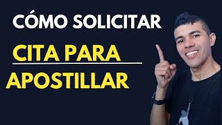 como solicitar cita para apostillar documentos venezolanos [upl. by Delamare]