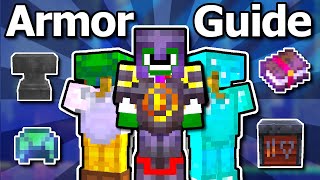 Minecraft 120 Armor Guide  Best Enchantments For Armor Secret Uses amp More [upl. by Ardnnek]