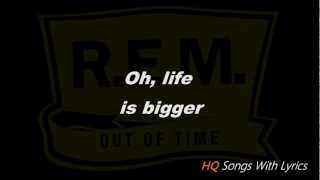 REMLosing My Religion With Lyrics HQ [upl. by Florinda]