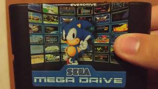 820 in 1 SEGA Genesis MulticartMega Everdrive Review [upl. by Begga]