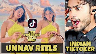 Unnati Malharkar Latest Reels  Reaction  DAMNFAM Unnati Malharkar New Reels Ak Reaction [upl. by Ensoll]