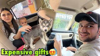 Full of surprises vlogs  ultra watch  husky dog  Basil ka papa ko dekh ke reaction😍 [upl. by Ursi330]