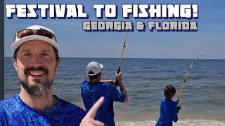 Beach Fishing and Rattlesnakes GA amp FL Adventure [upl. by Groeg317]