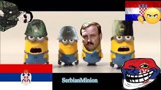 The singing Serbian minions sing “Knindze Krajisnici” [upl. by Gwendolin]