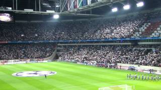 Ajax  Dinamo Zagreb 02112011 Sfeer filmpje [upl. by Coffee]