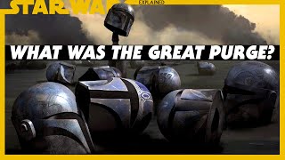 What Was The Great Purge Of Mandalore  Star Wars Explained Shorts [upl. by Euk]