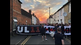 617 SQUADRON  LINCOLN CITY VS DERBY ULTRAS LINCOLN [upl. by Ithnan708]