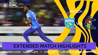 Extended Highlights  St Lucia Kings vs Antigua and Barbuda Falcons  CPL 2024 [upl. by Bernarr670]