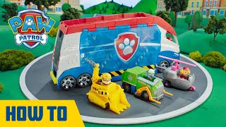 NEW Launch amp Rescue Patroller HowTo Play  PAW Patrol  Toys for Kids [upl. by Halac854]