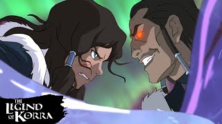 Korra Fights Unalaq in the Spirit World  Full Scene  The Legend of Korra [upl. by Lissy]