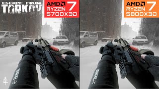 5700X3D vs 5800X3D Comparison in Escape From Tarkov v014 [upl. by Dorsy]