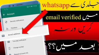 sign in whatsapp with email  whatsapp email address  WhatsApp email feature [upl. by Reggi]