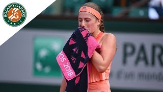 Jelena Ostapenko vs Kateryna Kozlova  Round 1 Highlights  RolandGarros 2018 [upl. by Gillett866]