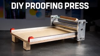 DIY Letterpress Proofing PressEtching Press [upl. by Ingmar]